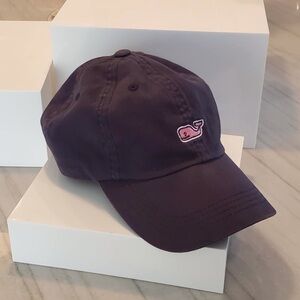 Shep & Ian for Vineyard Vines - Adjustable Navy Blue Cap Pink Whale